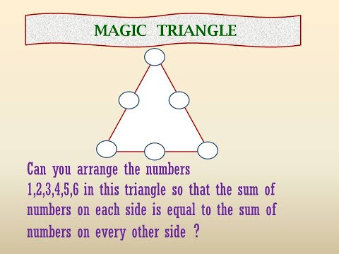 Can you solve this Magic Triangle ??