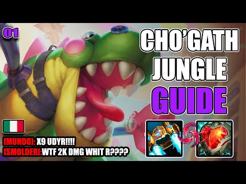 💜 CHO'GATH JUNGLE EXPLAINED WELL 🔥 | Complete Guide to Macro and Micro, League of Legends #01