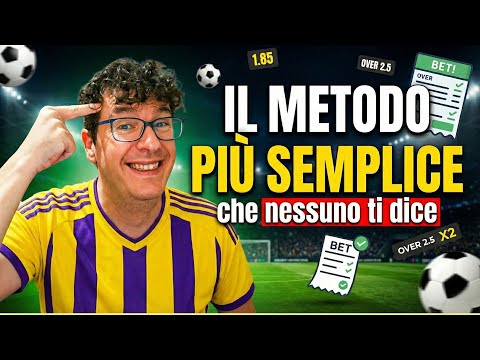 Il Sistema più SEMPLICE in Assoluto per fare Cassa nel calcio scommesse