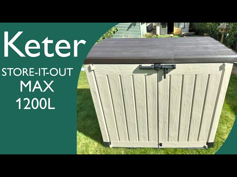 Building a Keter STORE-IT-OUT 12OOL Garden Storage Shed