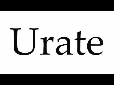 How to Pronounce Urate