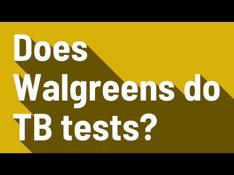 Does Walgreens Do Tb Testing