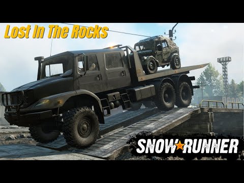 SNOWRUNNER Gameplay Walkthrough Part 16 | Lost In The Rocks l No Commentary