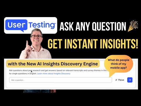 Instant Customer Insights with UserTesting's New AI Engine