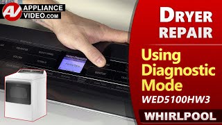 Dryer Troubleshooting, Diagnostic Mode, and Error Codes by Factory Authorized Technician