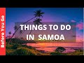 Samoa Travel Guide 9 Best Things To Do In Samoa Island
