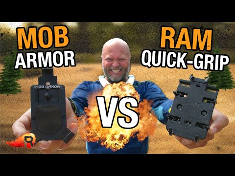 MOB Armor VS RAM Quick Grip | Motorcycle Phone Mounts