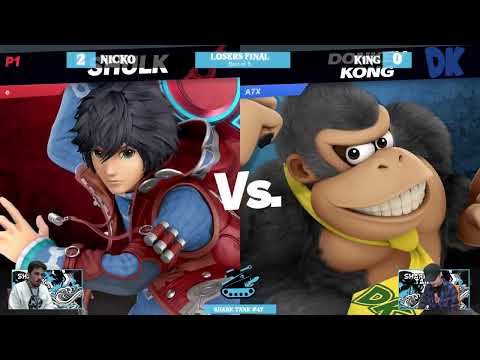 Shark Tank #47 Losers Finals   Nicko Shulk Vs  K1NG Donkey Kong   SSBU Tournament