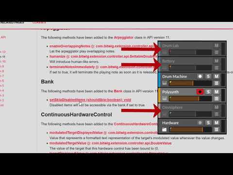 The Bitwig Controller API #18: API Version 11