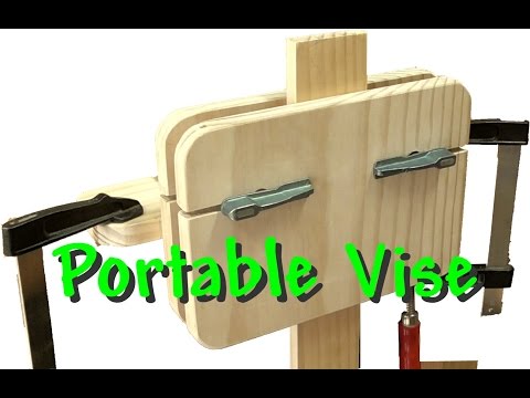 Make this Portable Wood Vise for your DIY workshop