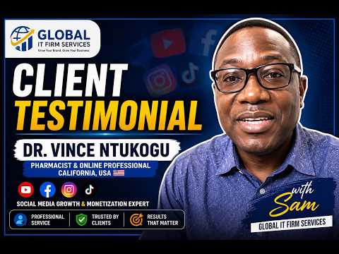 Dr. Vince Ntukogu – Client Testimonial