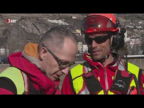 3sat - Die Bergretter - Helikopterbasis der Air Glacier