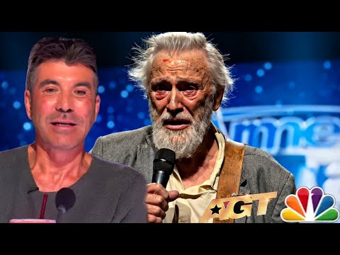 Emotional 75-Year-Old Homeless Man Stuns AGT Judges 2025