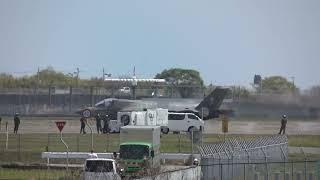 高知空港に緊急着陸のF-35B【試運転を実施‼】4月8日　スタビレーター作動CK　リフトファンの吸気口が開く‼#F35B #岩国航空基地 #高知龍馬空港