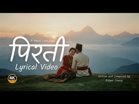 PIRATI (पिरती) – Bidyut Chetry | New Nepali Love Song | Official Lyrical Video