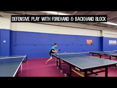 Butterfly Training Tip with Jishan Liang - 7  Defensive Play with the Forehand & Backhand