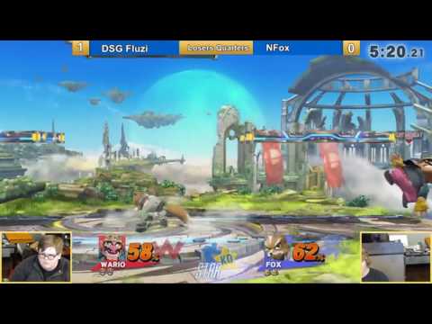 Star KO Sm4sh Singles Losers Top 8 DSG | Fluzi (Wario) vs NFox (Fox)