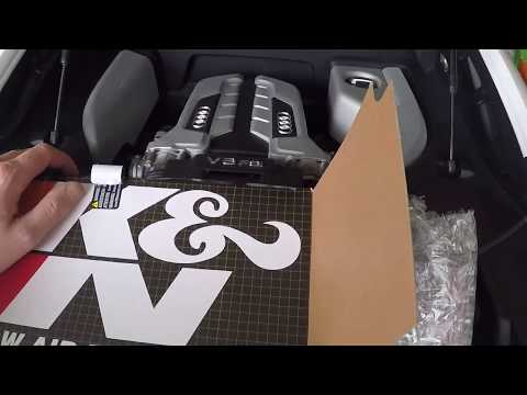 Audi R8 gets +30hp from crazy expensive air filters ? [old lost vid]