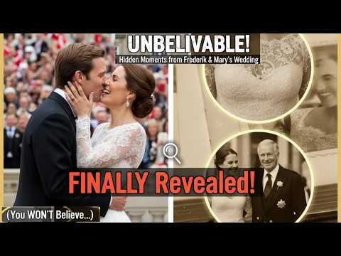 UNBELIEVABLE! Hidden Moments from Frederik & Mary's Wedding FINALLY Revealed! (You WON'T Believe...)