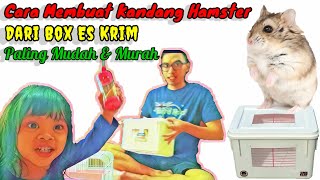 Download lagu Cara Membuat Kandang Hamster Dari Box Es Krim Paling Mudah dan Murah mp3