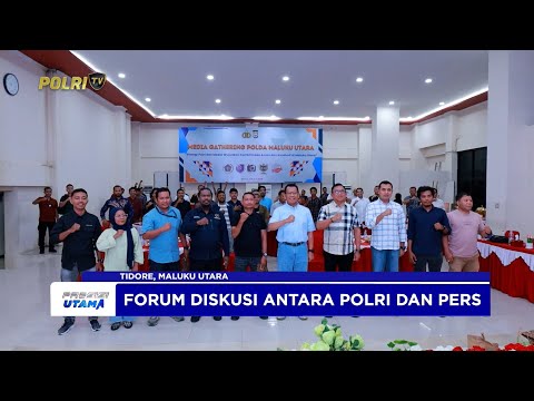 POLDA MALUKU UTARA GELAR MEDIA GATHERING PERS