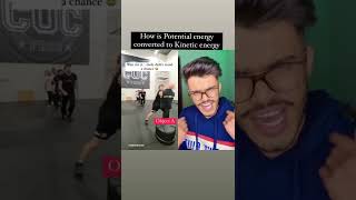 How Potential energy is converted into Kinetic energy #shorts #physics #science #ytshorts