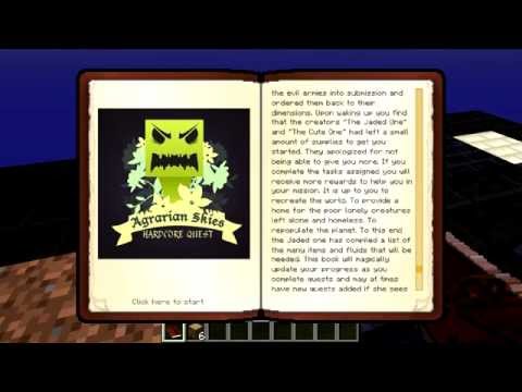 Agrarian Skies: Hardcore Quest - GregTech Vanilla? Ep. 1