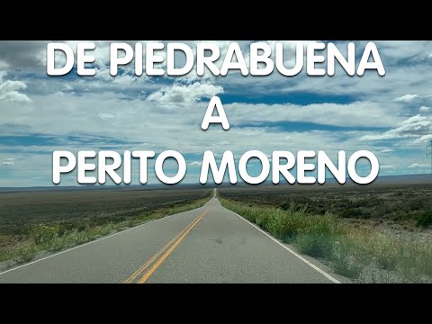 Tramos de ruta entre Comandante Luis Piedrabuena y Perito Moreno | Santa Cruz, Argentina.