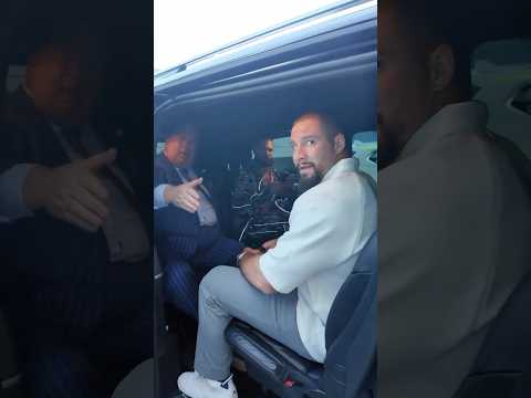 The Vision left the #WWECrownJewel Kickoff in a great mood… 👀