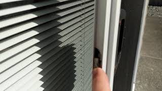 HOW TO OPEN A LOCKED SLIDING SCREEN DOOR FROM THE OUTSIDE