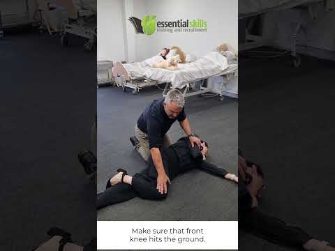 How to place a person in the recovery position.