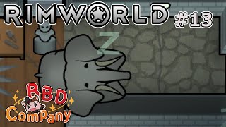 #13【ゆっくり実況】 RimWorld シーズン２ ヒトの家  ひんやりしていて  気持ちいい    友ゾウ心の俳句