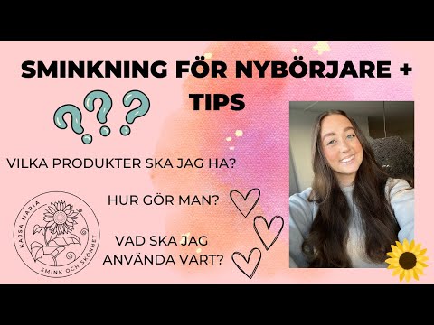 SMINKNING FÖR NYBÖRJARE + TIPS