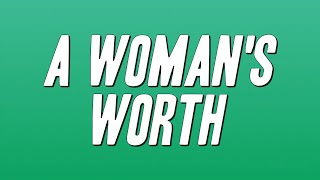 Alicia Keys - A Woman&#39;s Worth (Lyrics)