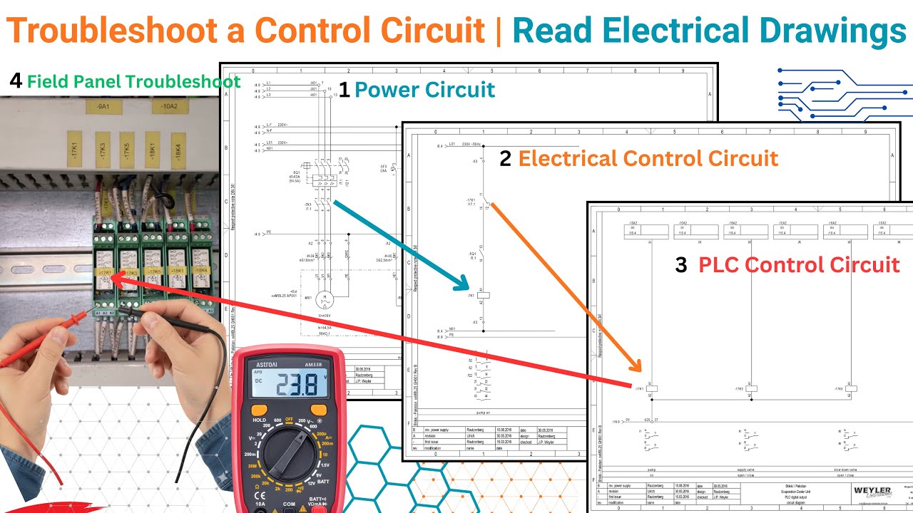 Control Circuit Troubleshooting | How to Read Electrical & PLC Control Drawings