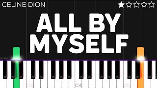 Celine Dion - All By Myself | EASY Piano Tutorial