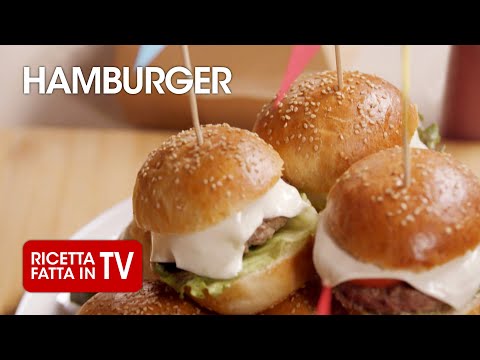 Come fare gli HAMBURGER di Benedetta Rossi 🍔 Ricetta TV Fatto in Casa per Voi