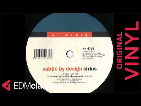 Subtle By Design - Sirius (DJ Tiësto Remix) (2000) - VINYL