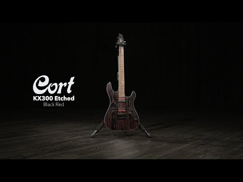 Cort KX300 Etched, Black Red | Gear4music demo