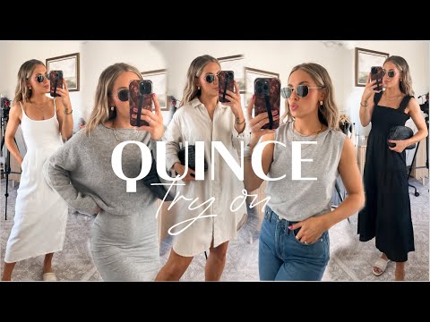 QUINCE TRY ON HAUL | Spring Essentials