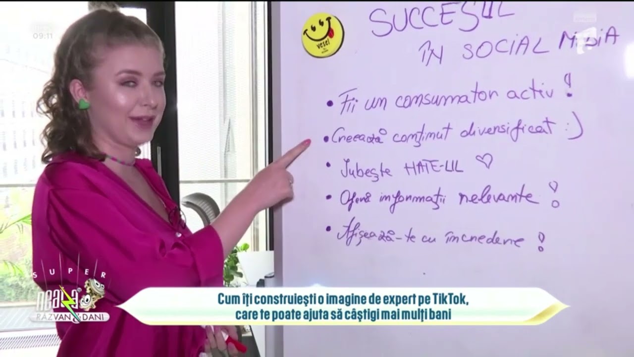 Cum să îți construiești o imagine de expert în online, Georgiana Mihăilă la Neatza cu Răzvan și Dani