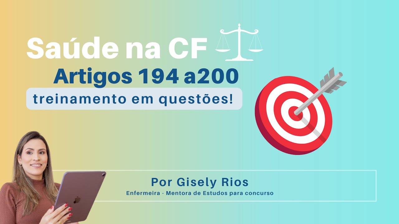 Saude na CF - Treinamento em Questões pra você gabaritar sua prova!