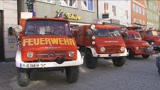 preview picture of video 'Eine Stadt sieht Rot - 150 jähriges Feuerwehrjubiläum in Mindelheim'