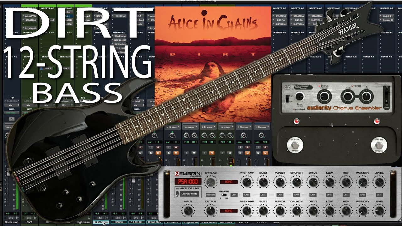 Dave Jerden’s 12-string Bass Production Techniques