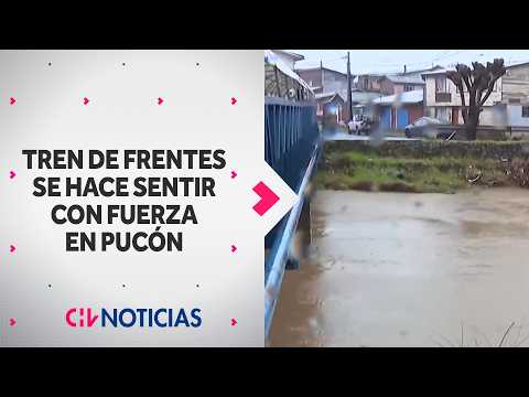 SISTEMA FRONTAL: Alerta por vientos extremos y riesgo de desbordes en Curanilahue y Pucón