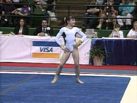 Dominique Moceanu - Floor Exercise - 1995 Visa Challenge - Women