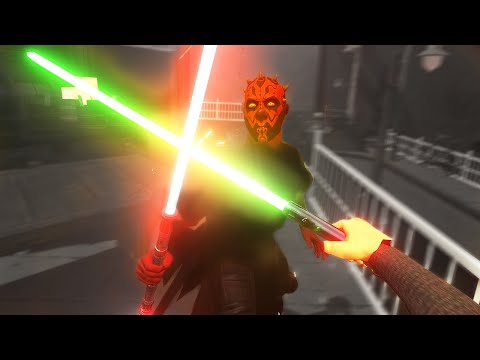 Fighting Darth Maul In VR Was An Embarrassing Mistake - Blade And Sorcery (Mods Funny Moments)