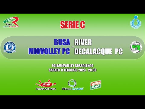 Serie C:  BUSA MIOVOLLEY PC  -  RIVER DECALACQUE PC