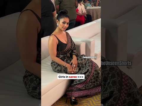 Tanishaa Mukerji looking absolutely stunning in black saree🖤🔥|The Unseen Shorts #tanishaamukerji