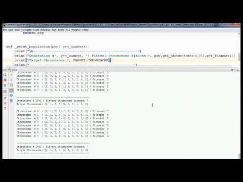 Genetic Algorithms w/ Python – Tutorial 01 – Prototype Project